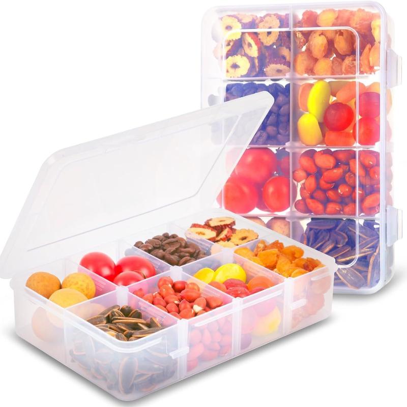 Food Snacks Box - Contenitore per snack a 8 scomparti,