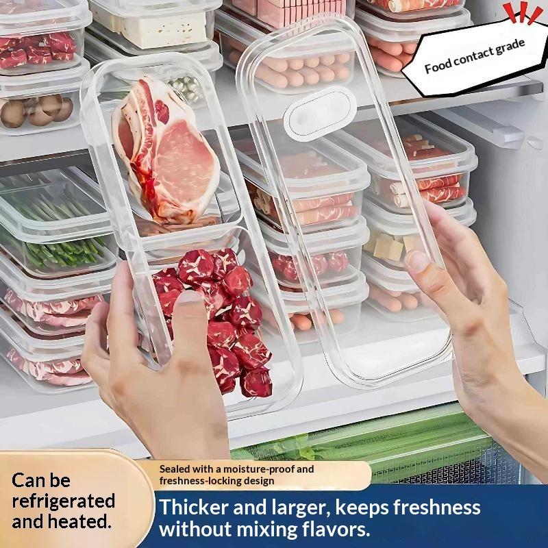 Food Snacks Box - Organizzatore Impilabile per Frigorifero e Congelatore,