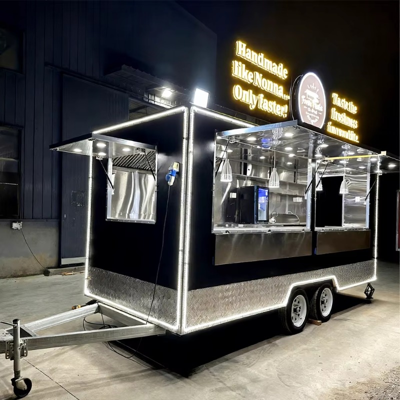 Food Snacks Business - Rimorchio per Catering Mobile, Carrello Alimentare