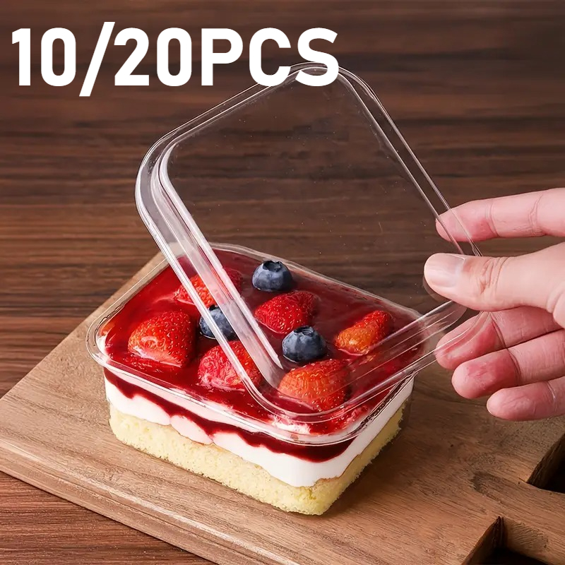 Food Snacks Box - 10/20PCS Usa E Getta Borsa Quadrata