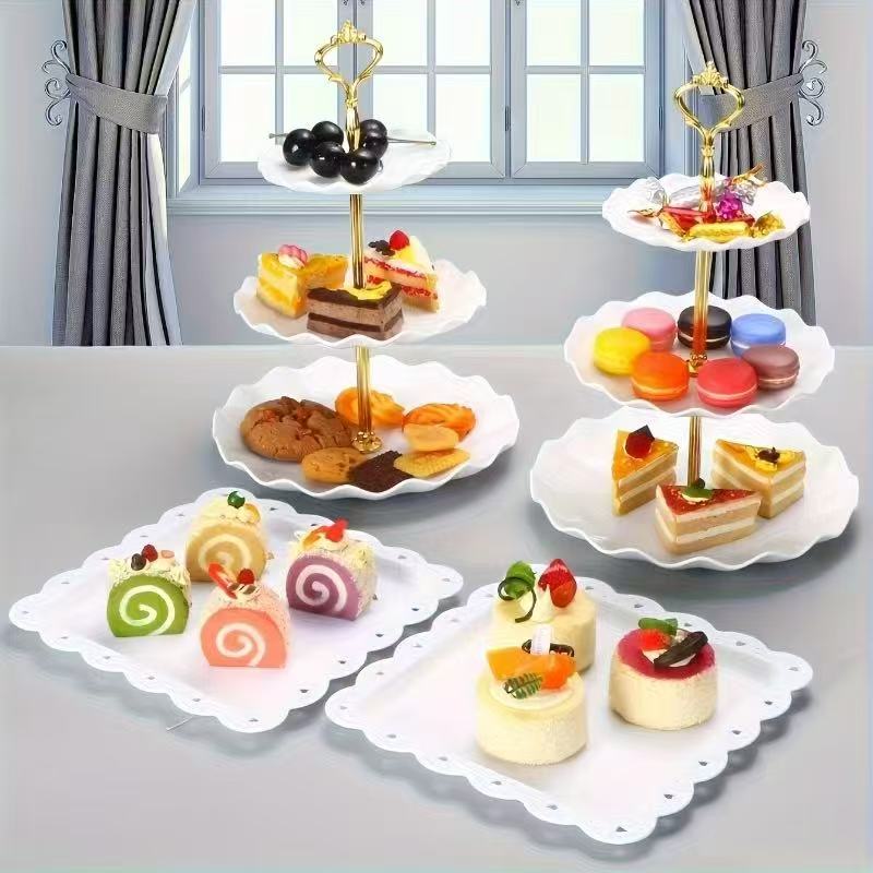Food Snacks For Baby Shower - Set di vassoi per alimenti decorativi