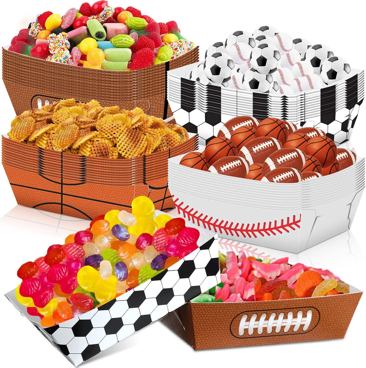 Food Snacks For Baby Shower - 6-48 pezzi di vassoi usa e