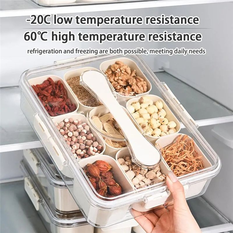 Vassoio da portata diviso in 9 - Food Snacks Box recensione e prezzo