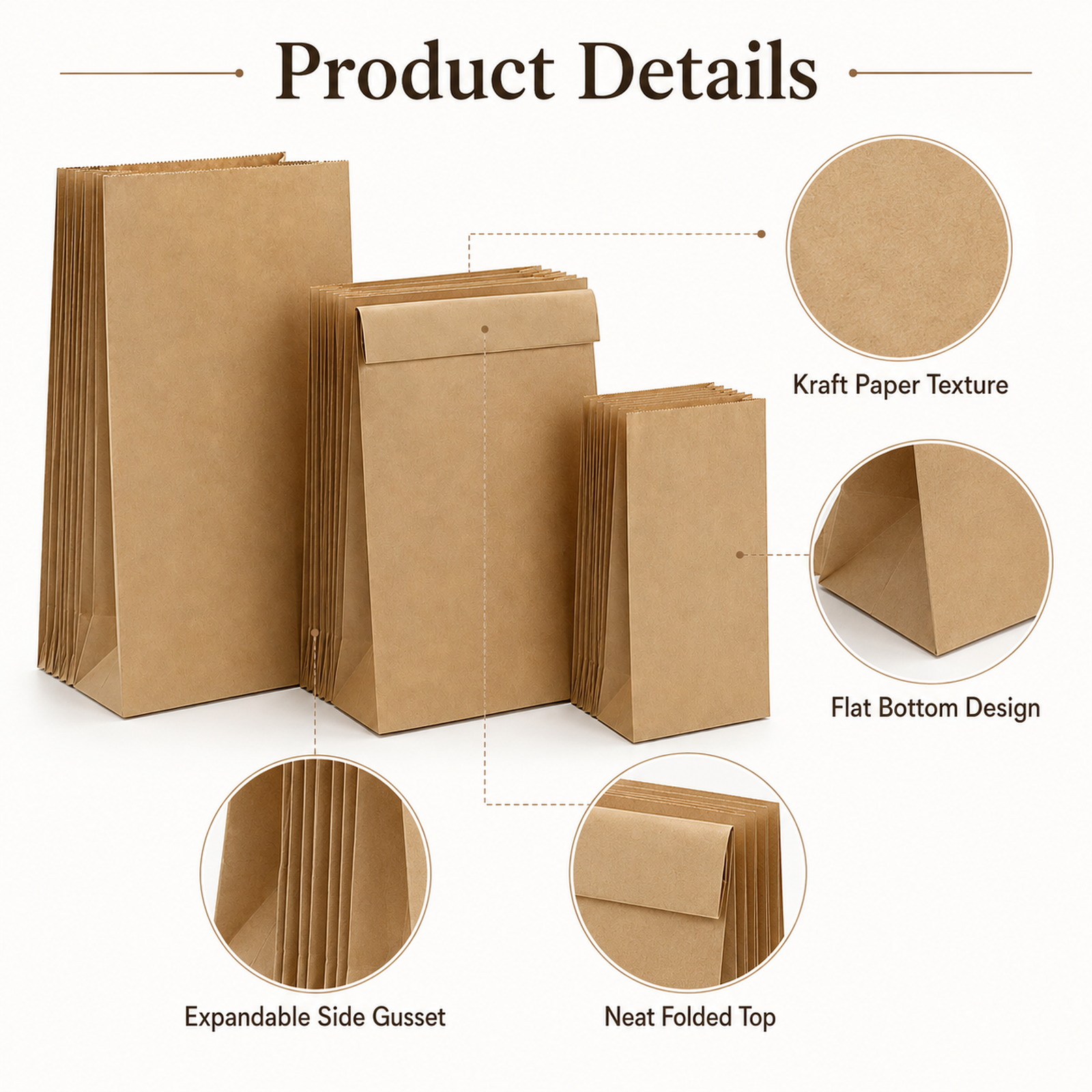 Sacchetti di carta marrone Kra - Food Day Snacks recensione e prezzo