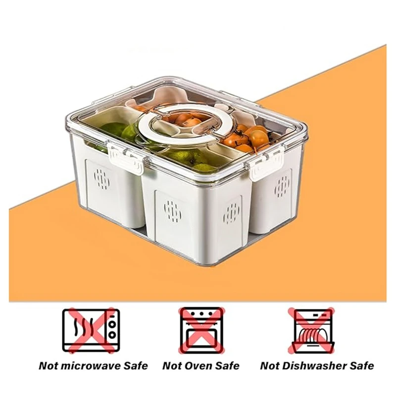 Vassoio per Frutta per Picnic, - Food Snacks Box recensione e prezzo