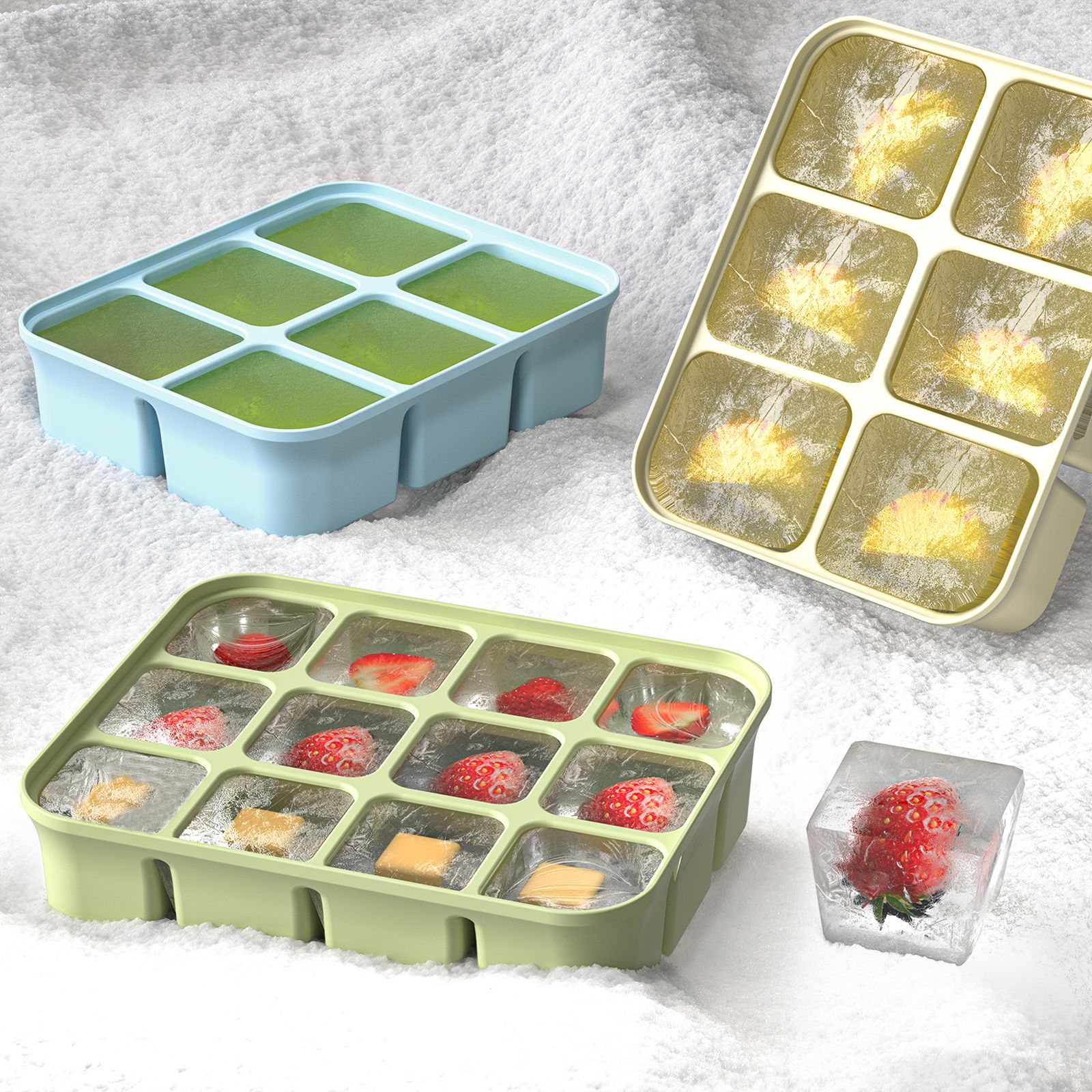 Vassoio per congelatore per al - Homemade Food Snacks recensione e prezzo