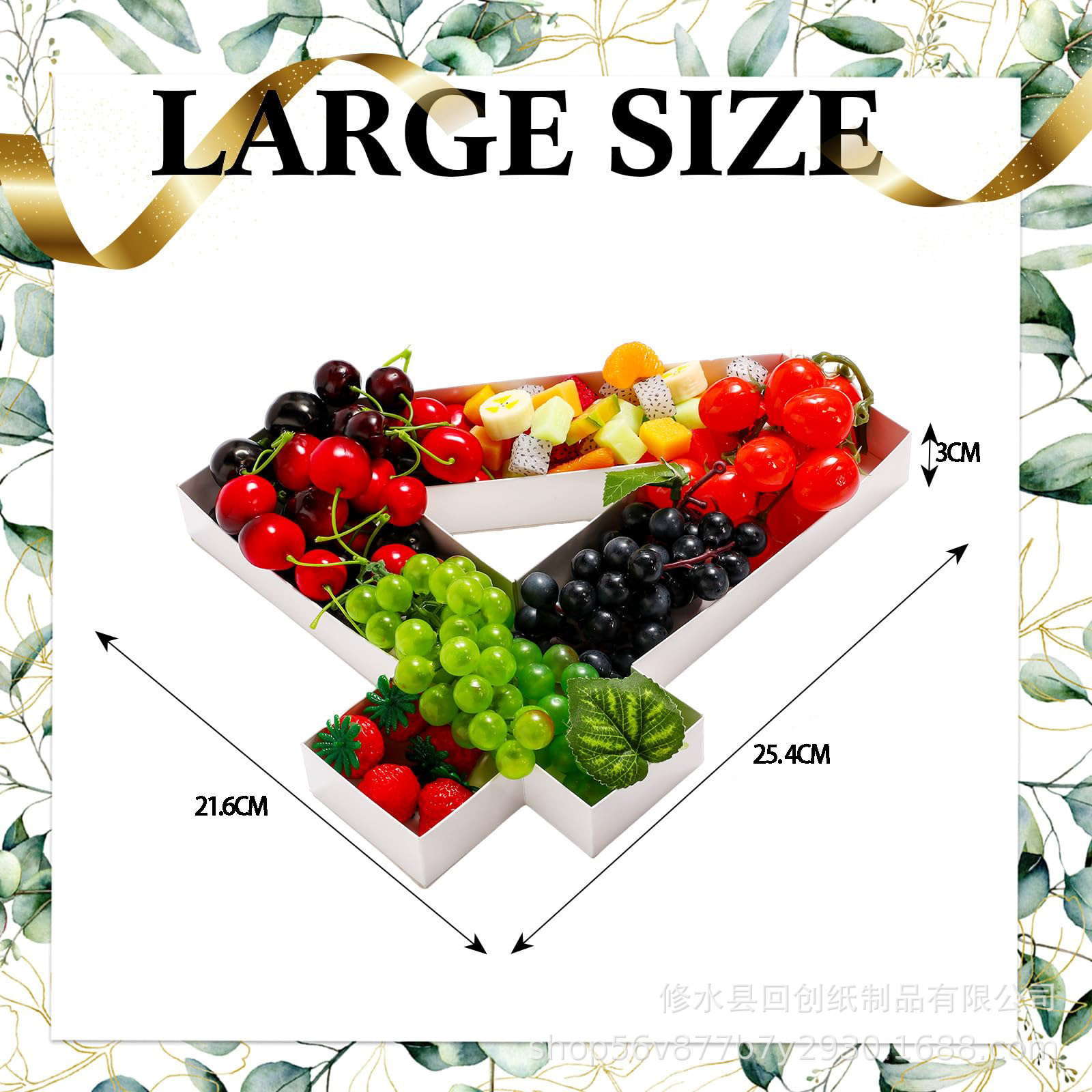 0-9 numero vassoi per alimenti - Food Snacks For Baby Shower recensione e prezzo