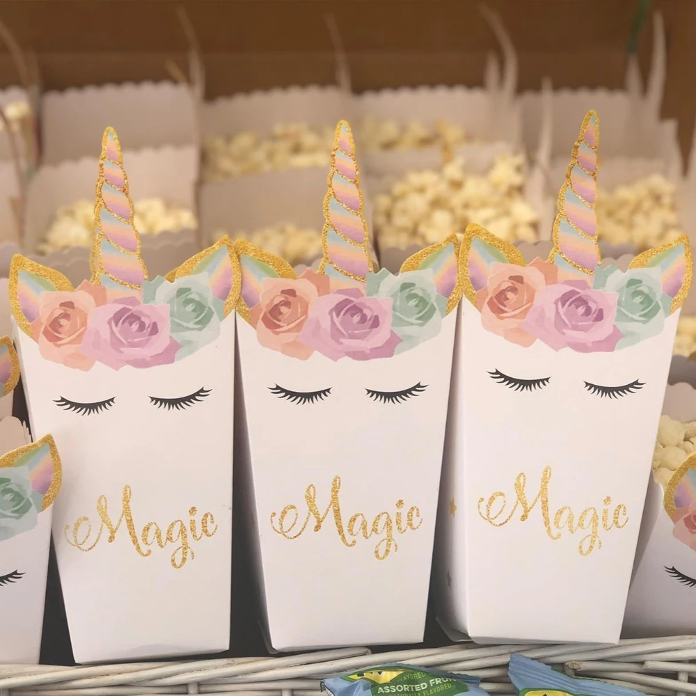 6/12 pezzi scatola di popcorn  - Food Snacks For Baby Shower recensione e prezzo